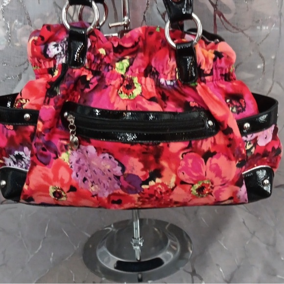 WILSON FLORAL LEATHER SHOULDER BAG - Picture 4 of 10